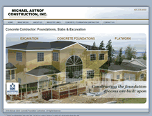 Tablet Screenshot of michaelastrofconstruction.com